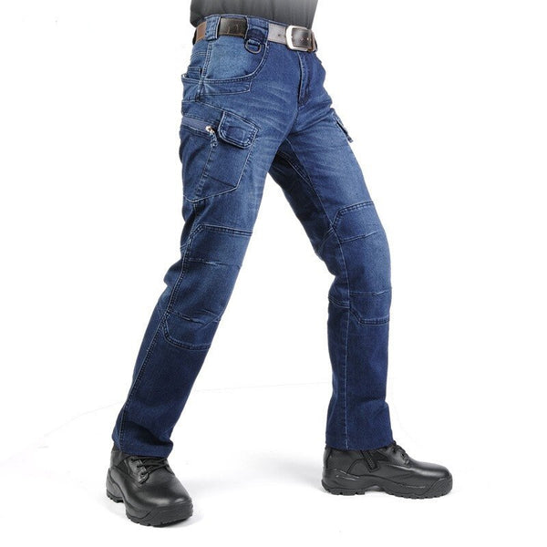 BUY IX7 Mens Cargo Jeans ON SALE NOW! - Rugged Motorbike Jeans