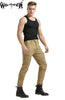 TACTICAL PANTS With Knee Pads | Biker Camo Trousers