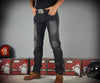 LOMENG Motorbike Jeans Black Denim