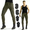 TACTICAL PANTS With Knee Pads | Biker Camo Trousers