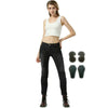 Women Motorbike Jeans Denim