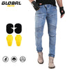 ROCK BIKER Motorcycle Denim Jeans With Knee Protection