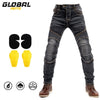 ROCK BIKER Motorcycle Denim Jeans With Knee Protection