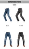ROCK BIKER Motorcycle Denim Jeans With Knee Protection