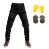 LOMENG Mesh Motorcycle Jeans  Mens