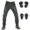 LOMENG Motorcycle Jeans Black With Knee Protection