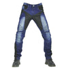 LOMENG Mesh Motorcycle Jeans  Mens