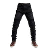 LOMENG Mesh Motorcycle Jeans  Mens