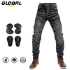 ROCK BIKER Motorcycle Denim Jeans With Knee Protection