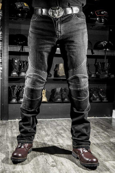 KOMINE Straight Fit Motorcycle Jeans With Armor
