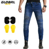 ROCK BIKER Motorcycle Denim Jeans With Knee Protection