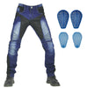 LOMENG Mesh Motorcycle Jeans  Mens