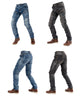 ROCK BIKER Motorcycle Denim Jeans With Knee Protection
