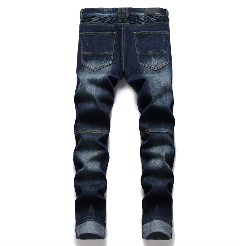Black ripped moto best sale jeans