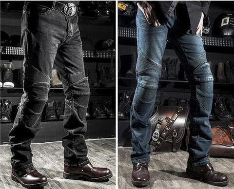 KOMINE Straight Fit Motorcycle Jeans With Armor