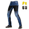 Adventure Biker Denim Jeans With Mesh