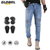 ROCK BIKER Motorcycle Denim Jeans With Knee Protection