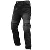 DUHAN Blue / Black Motorcycle Denim Jeans Mens