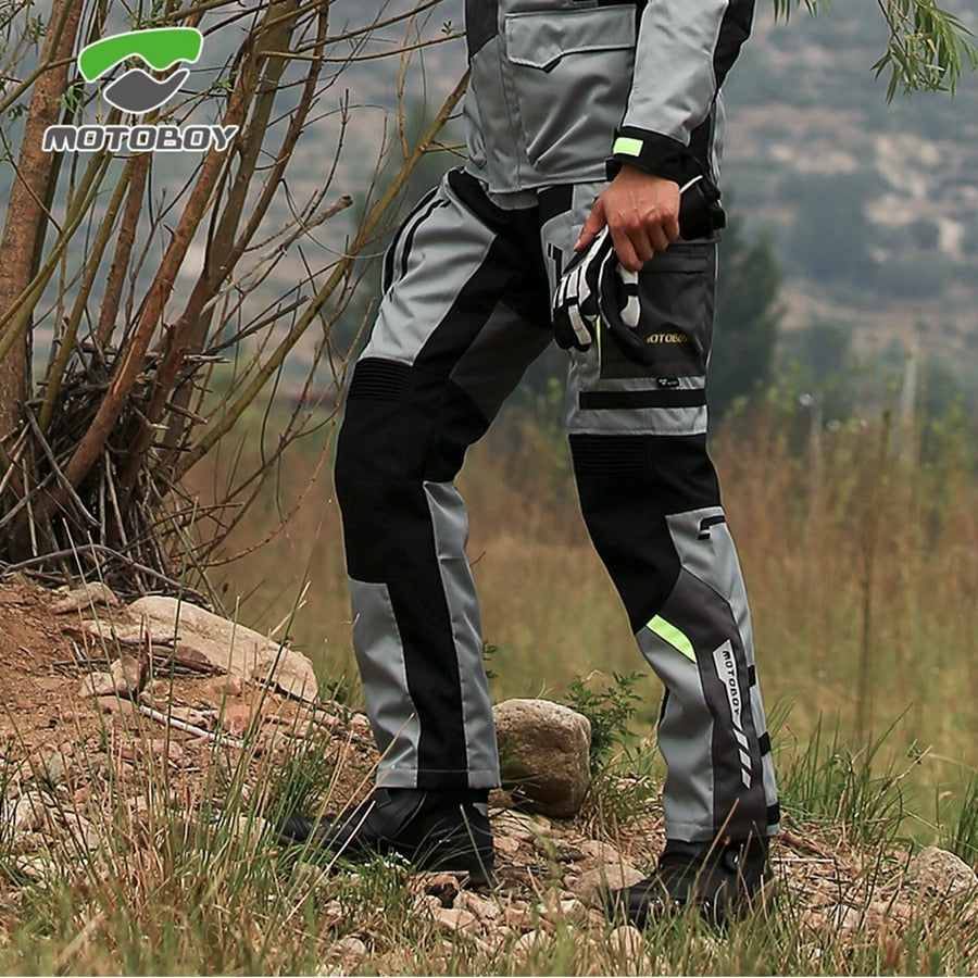 Adventure Motorcycle Cargo Pants (Reflective) - Rugged Motorbike Jeans