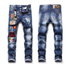KT-SHIELD Mens Denim Patched Jeans