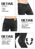 STAR FIELD KNIGHT Men's Protective Black Denim Motorbike Jeans