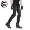 STAR FIELD KNIGHT Men's Protective Black Denim Motorbike Jeans