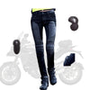 Women Motorbike Jeans Denim